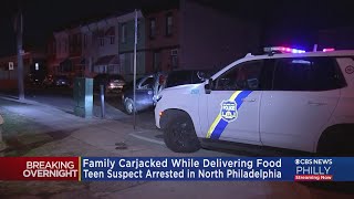 Armed Teenage Boy Arrested After Carjacking, Kidnapping Family Delivering Food In North Philadelphia