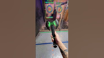 Zombie Hunter Axe 1st person view. #throwing #axe #ax #axethrowing #skills #bullseye #tomahawk #fyp