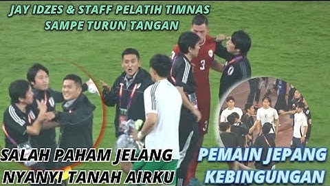 SEMPAT PANAS! MOMEN TIMNAS INDONESIA MINTA TIMNAS JEPANG HENTIKAN DULU PEMANASAN PEMAINNYA