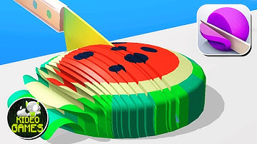 ✅ASMR Slicing in New Levels Mobile Walkthrough Game Update Trailer Gameplay iOS,Android