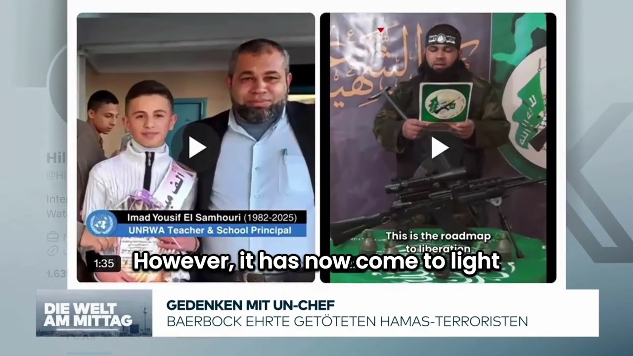 Die Welt Features UN Watch Exposé on UNRWA Teacher and Hamas Commander