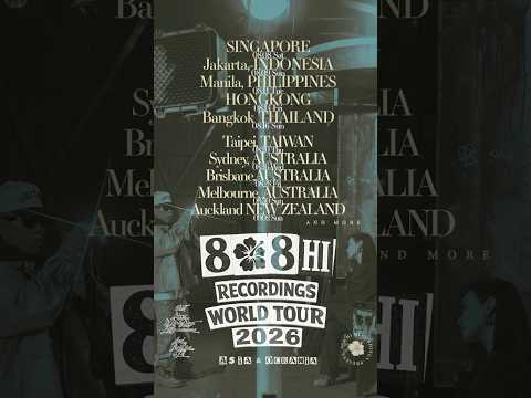 🌺808 HI RECORDINGS WORLD TOUR🌺 #808hirecordings #worldtour2026 #LEEHI #DOK2 #shots