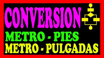 Algoritmo para convertir metros a pies y pulgadas