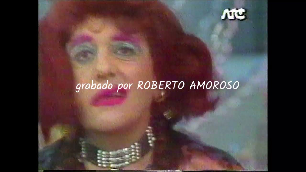 RECOMENDADO Antonio Gasalla y Nacha Guevara 1° aniversario de Me gusta ser mujer -1994