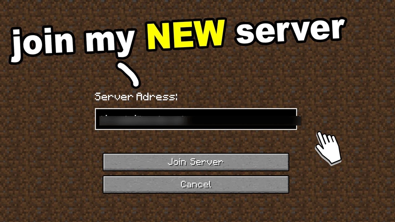 privatliv sadel Møde I made a NEW Minecraft Server & with this Server IP you can be the first to  join - YouTube