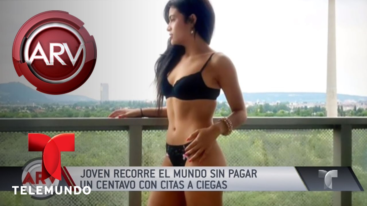 Jovencita viaja gratis por el mundo con citas a ciegas | Al Rojo Vivo | Telemundo