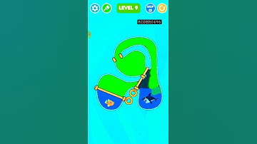 save the fish🦈 | level 9 completed | android,iOS gameplay | #Shorts #Games | offline game| RIDER0496