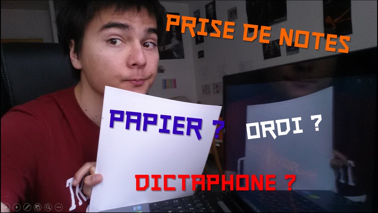 Prise de notes PACES |Ordi| ? |Papier| ? |Dictaphone| ?