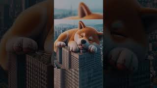 Part15 Giant Shiba Inu sleeping #dog #life #ai #funny #cute #funnydogs