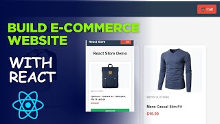 Build your e-commerce website with React, step by step guide