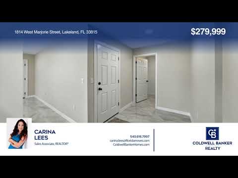 1814 West Marjorie Street, Lakeland, FL home video tour