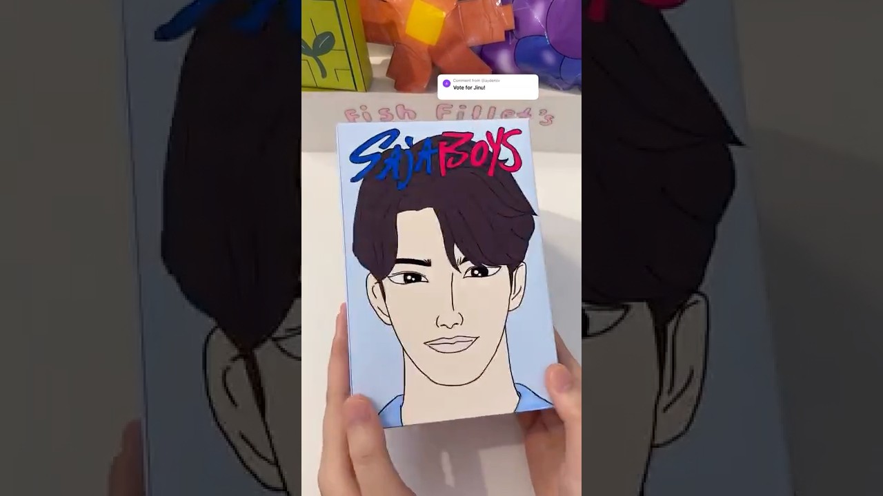 Jinu Saja Boys blind box unboxing #kpopdemonhunters #sajaboys #jinu #unboxing #asmr #diy