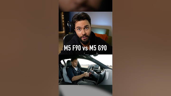 BMW M5 G90 vs M5 F90