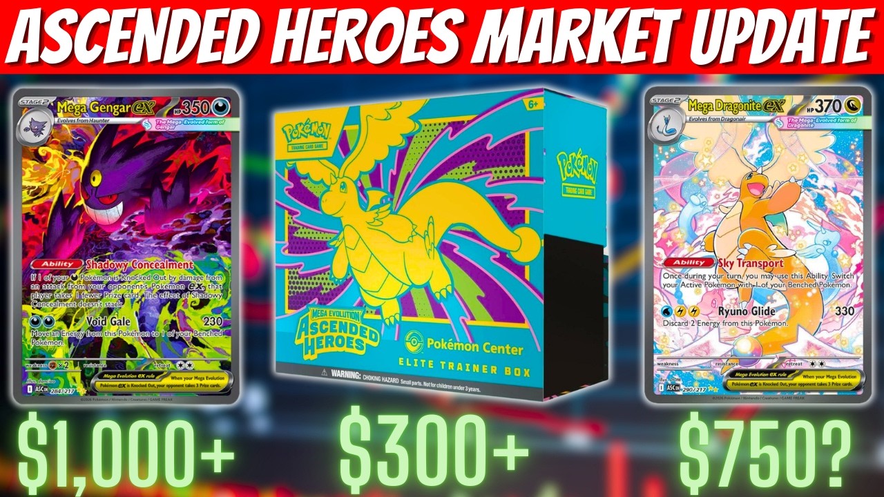 Ascended Heroes Chase Cards Hit New Highs! Pokemon Market Update