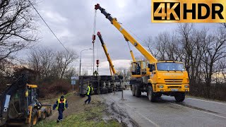 ДТП в Красноармейском районе | Перевернулся грузовик с песком в пос. Полтавский