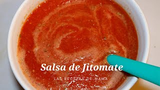 Salsa de jitomate para Tacos Dorados || Las Recetas de Mama