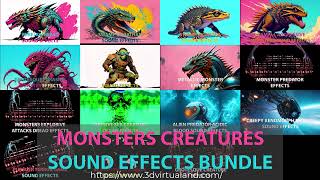 Unreal Engine 5 8 Monsters Creatures Sound Effects Bundle Unreal Engine 5 8 Monsters Creatures Sound Effects Bundle