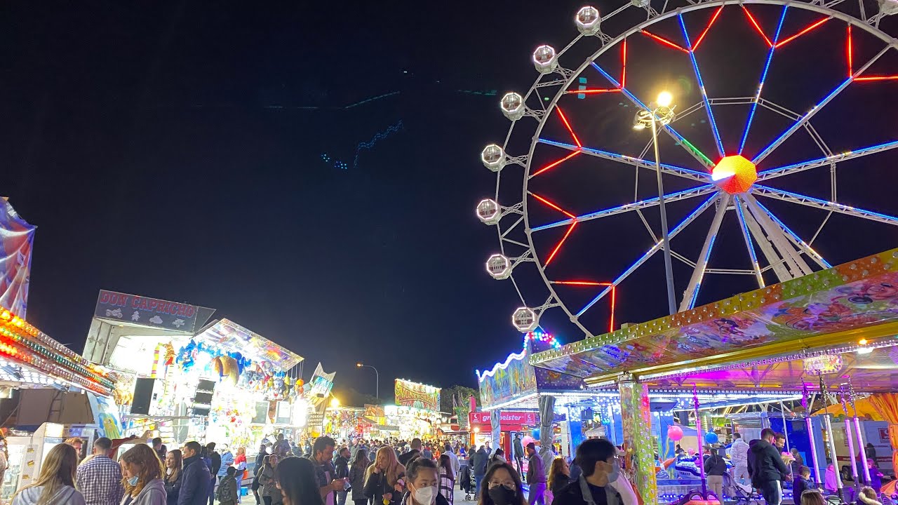 Kirmes 🎡in Palma | Fira del Ram 🎠| einiges los | schöne Fahrgeschäfte | Mallorca Aktuell⏰ 4.2.2022