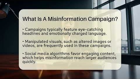 What Is A Misinformation Campaign? - Everyday-Networking