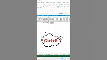 Excel Copy Data Shortcuts | Ctrl+D (Down) & Ctrl+R (Right) Explained#excel