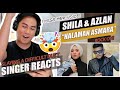 SHILA & AZLAN TYPEWRITER - Halaman Asmara | SINGER REACTION