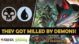 Demons That MILL?! This Deck is EVIL 😈 #mtg #mtgarena #standard #mill