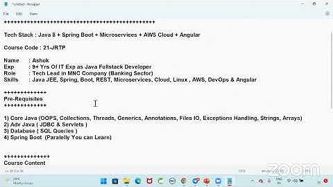 Java Realtime Project (full stack development) By Mr. Ashok | Session - 01 | Ashok IT