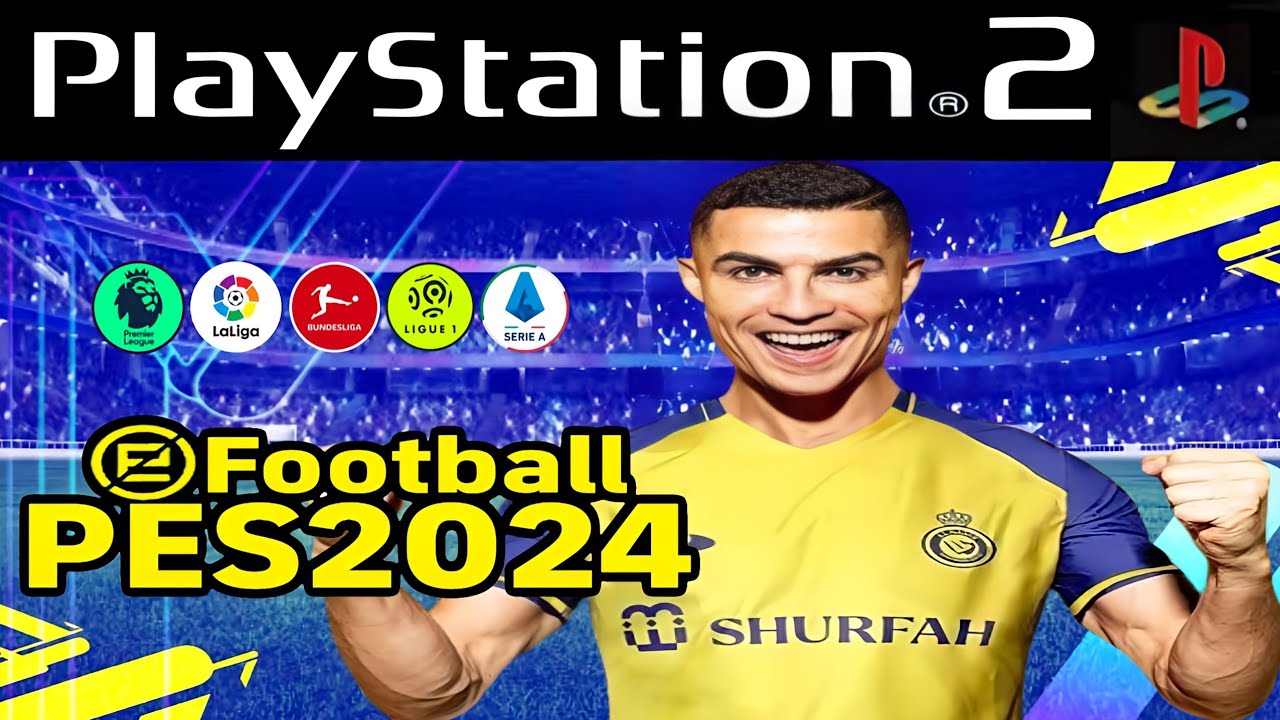 PES 2024 PS2 ISO EFOOTBALL ATUALIZADO PLAYSTATION 2 YouTube