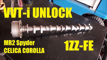 VVT-i timing tandwiel ontgrendelen - Toyota 1.8-liter 1zz-fe/2zz-ge Corolla Matrix Celica MR2 Elise