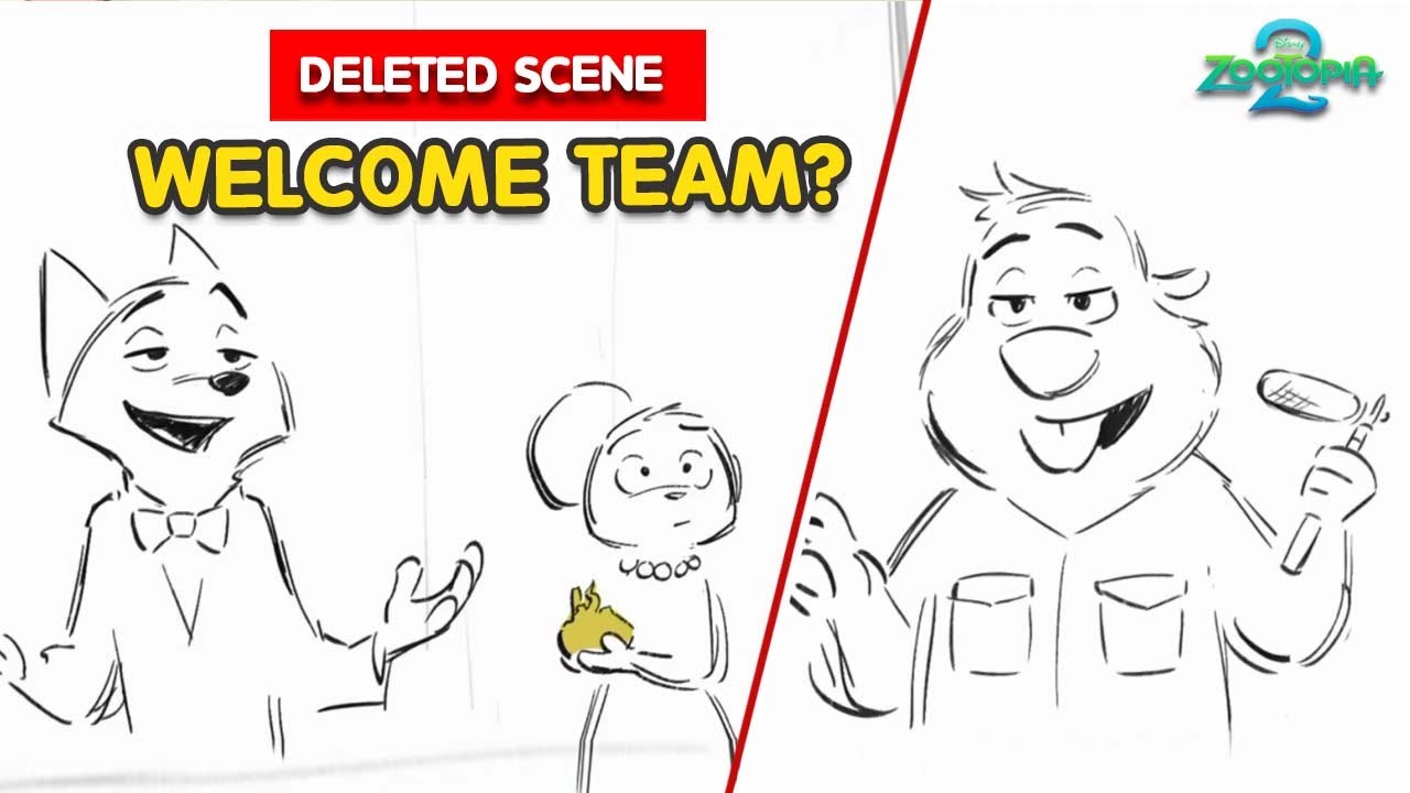 Zootopia 2 Deleted Scene | Welcome To The Team (Storyboard/Animatic)