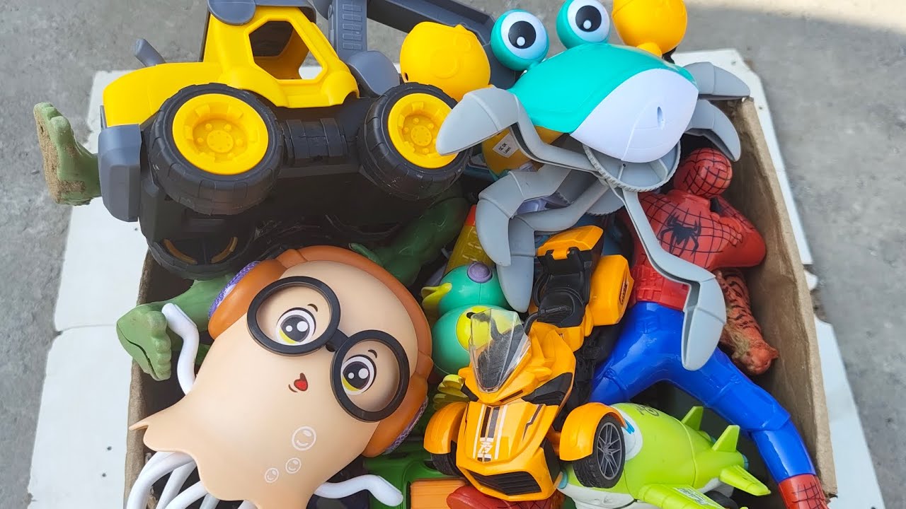 7:41 minutes Satisfying with Unboxing Jach And mixed toys Play set ASMR / Review Toys