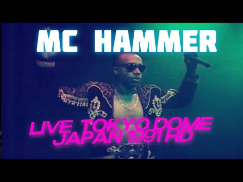 MC Hammer Live Tokyo Dome Part 1 Here comes the Hammer (Japan 1991 Restored Footage HD)