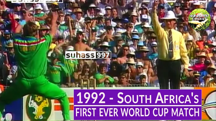 South Africa's first ever World cup match - SA vs ...