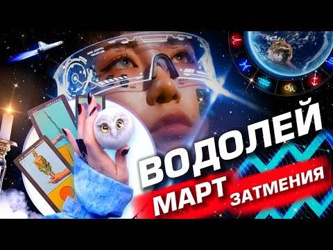 ВОДОЛЕЙ - ПРОГНОЗ МАРТ | ЗАТМЕНИЯ | ИЗМЕНЕНИЯ В СУДЬБЕ ⭐️ SURPRISE