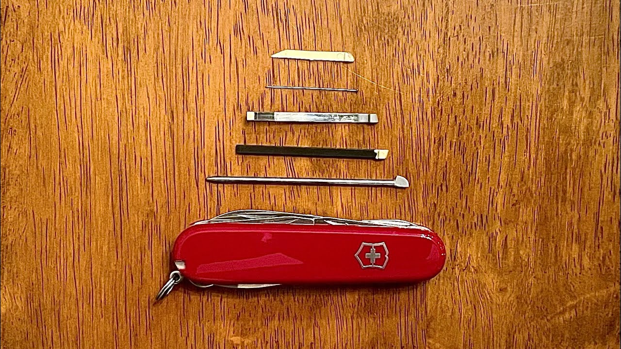 Modifying a Victorinox to Plus Scales, Felix style. Toothpick AND Ferro