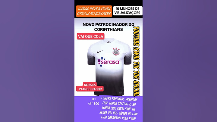 NOVO PATROCINADOR DO  CORINTHIANS PARA QUEM É NEGATIVADO