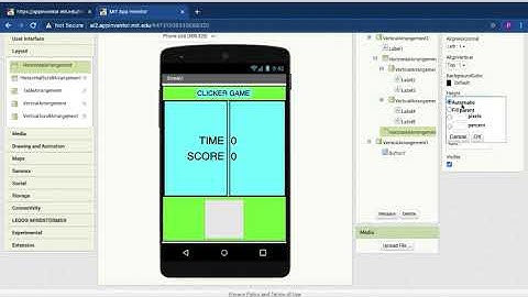 MIT APP INVENTOR  TUTORIAL- 1 CLICKER GAME (PART-1  DESIGN) #mitappinventor