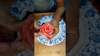 Watermelon Roses Carving