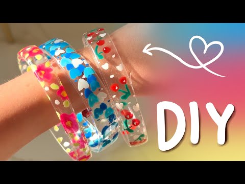 DIY BANGLES | DIY Plastic Bottle bracelet 🍒