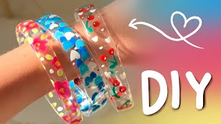 DIY BANGLES | DIY Plastic Bottle bracelet 🍒