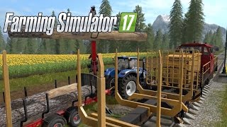 Farming Simulator 17 - Official Gameplay #3: Life on the Railroad