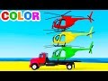 سيارة سبايدر مان مع طائرات الهلوكوبتر المضحكة والالوان الرائعة