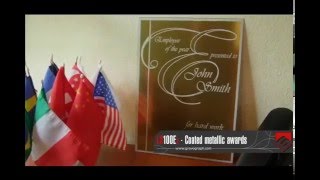 Gravograph LS100Ex Award Engraving on Metal