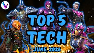 Top 5 Best Tech Champions in MCoC - June, 2026 - Vega's Tier List
