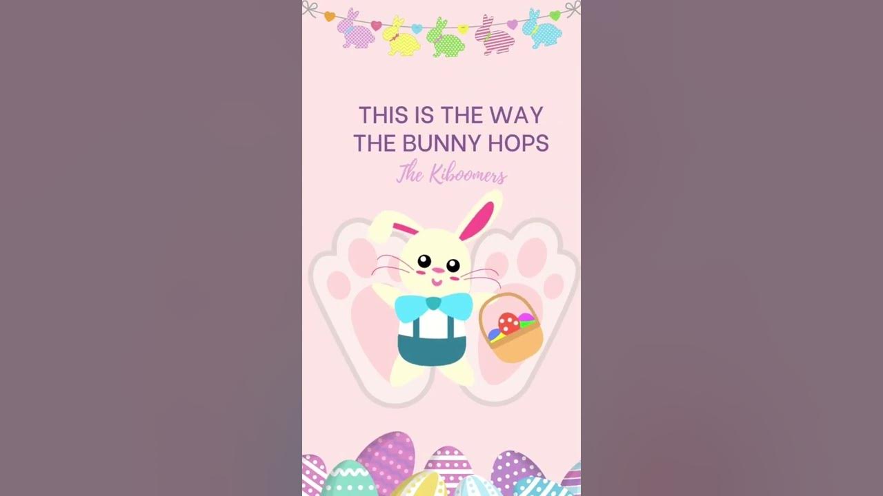 This Is The Way The Bunny Hops |  The Kiboomers #shorts