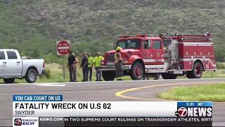 ODOT worker killed in vehicle-pedestrian crash on U.S. Highway 62 in Kiowa County