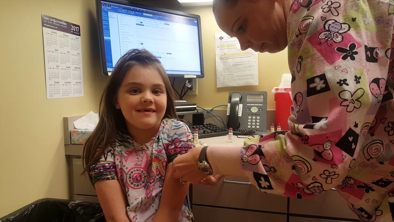 Ashlyn Rainn is getting her allergy injection - YouTube