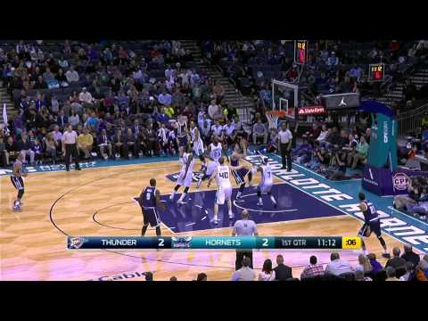 Enes Kanter Drives to the Basket with Authority