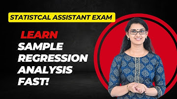 📊 Crack Statistical Assistant Exam with Key Concepts! | Sample Regression Function Explained