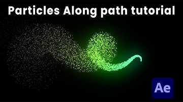 Particles Along path tutorial in After Effects - 2025
